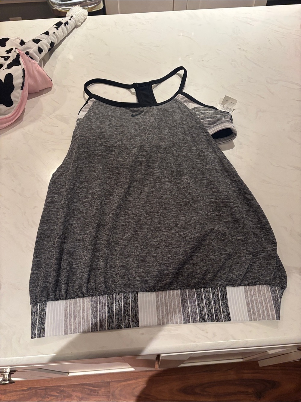 Nike Women's Gray Strappy Tank Top